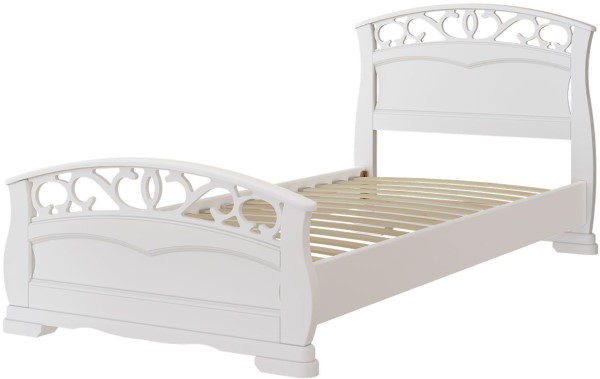 Фото Кровать односпальная Грация-1 (СМ 90х200) без основания с универсальными царгами от производителя Браво-мебель в Белогорске по цене 18&nbsp;520 ₽