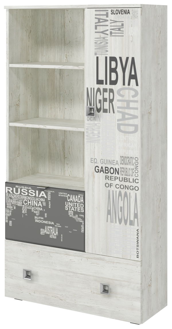 Фото Шкаф книжный Поло от производителя Регина в Белогорске по цене 9&nbsp;430 ₽