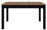 Стол обеденный Loft STO (мдф, лдсп-дуб вотан, черный (Black Red White (БРВ)) ) в Белогорске от производителя в интернет магазине Планета Комфорта Стол обеденный Loft STO (мдф, лдсп-дуб вотан, черный (Black Red White (БРВ)) ) в Белогорске от производителя