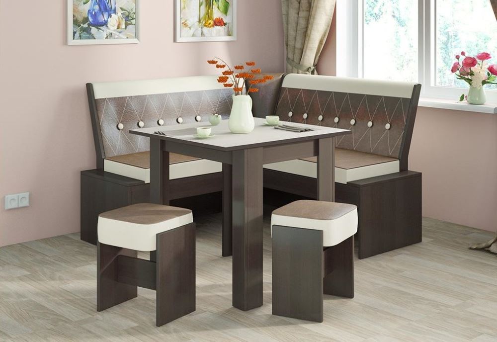 Фото Кухонная лавка Кантри мини от производителя ТриЯ в Белогорске по цене 13 960 ₽