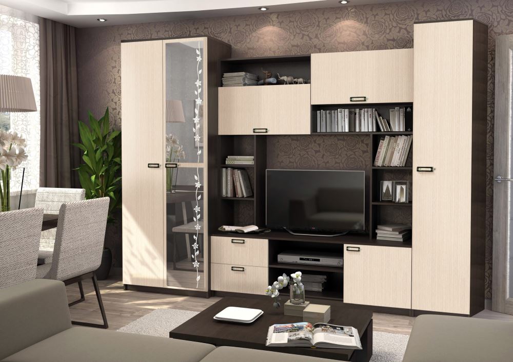 Фото Стенка Аллегро вар.№6 ЛДСП от производителя Диал в Белогорске по цене 20&nbsp;050 ₽