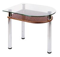 Стол обеденный 4.4 с полкой  в интернет магазине Планета Комфорта Фото stoly-obedennye-neraskladnye стол обеденный 4.4 с полкой  производитель Мебель из стекла