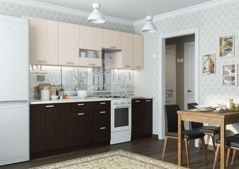 Фото Кухня Розалия (1,7) в Белогорске по цене 16 490 ₽ от производителя SV-мебель, код товара 2000001718575, 2000001718582 шт Фото Кухня Розалия (1,7) от производителя  в Белогорске по цене 16 490 ₽