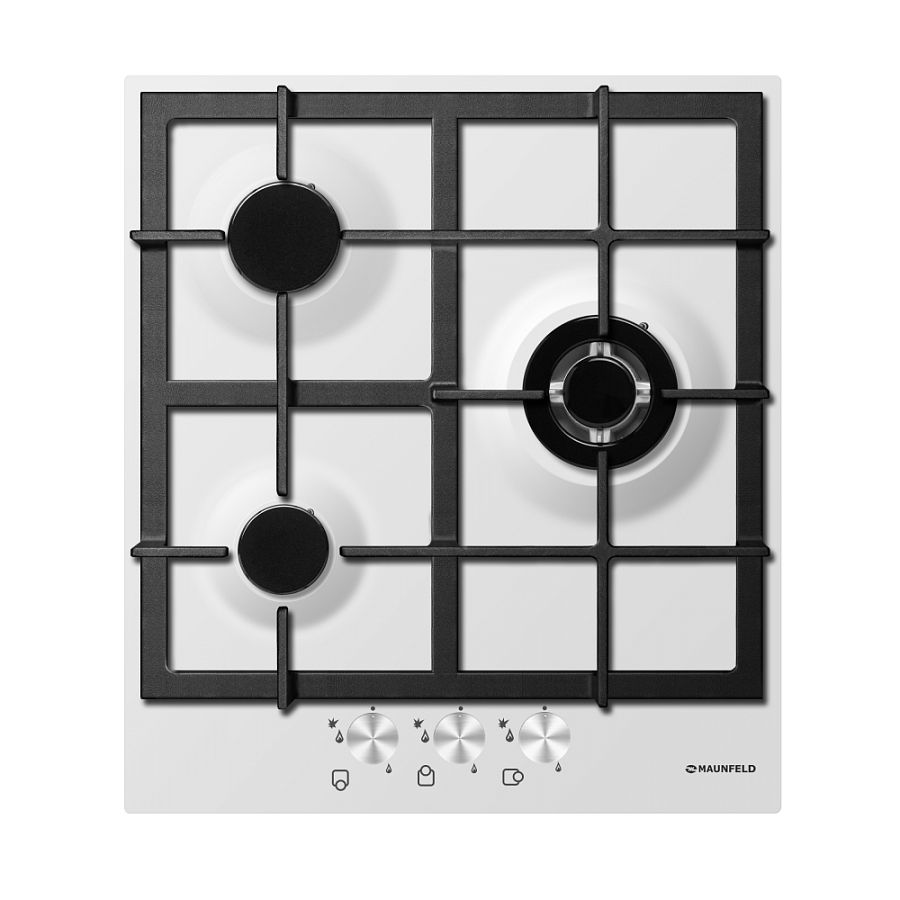 Фото Варочная поверхность газовая 3-х комф. MGHE 43 71 (450х520) от производителя Maunfeld в Белогорске по цене 15 450 ₽