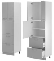 Кухня Монс пенал ПСВ-62 (белый, графит,(Леко)) в Белогорске от производителя 