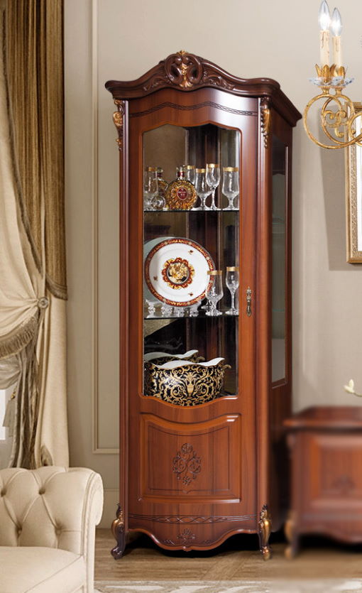 Фото Шкаф-витрина Аллегро 2 от производителя Слониммебель в Белогорске по цене 39&nbsp;300 ₽