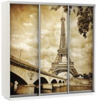 Фото shkaf-kupe-s-fotopechatyu шкаф-купе экспресс трио фото (2,1х0,6х2,4 - 3 двери) производитель Мебельная компания Е1