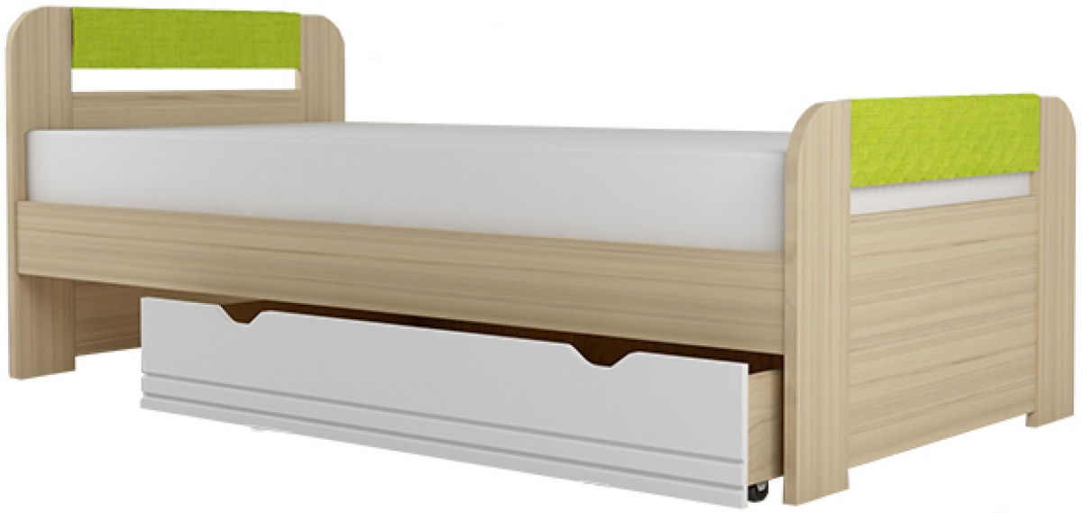 Фото Кровать односпальная Стиль 900.3 (СМ 90х200) с основанием  от производителя Аквилон в Белогорске по цене 19&nbsp;840 ₽