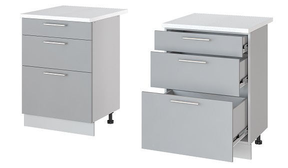 Фото Кухня Бронкс стол-рабочий Н-63 от производителя Леко в Белогорске по цене 7&nbsp;980 ₽