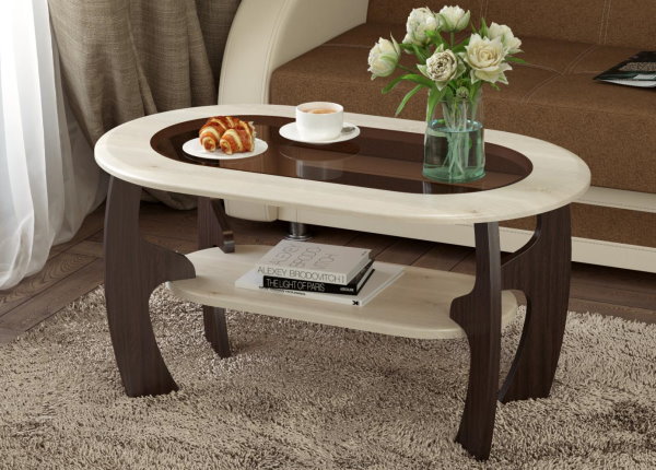 Фото Стол журнальный Маджеста-2 от производителя Олмеко в Белогорске по цене 6&nbsp;650 ₽