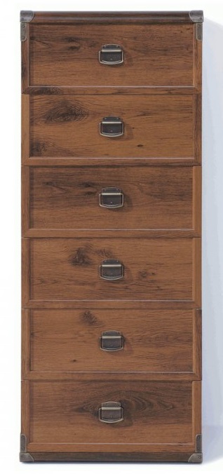 Фото Комод Индиана JKOM6S от производителя Black Red White (БРВ) в Белогорске по цене 21 560 ₽