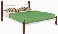 Кровать двуспальная Диана Lux (СМ 140х190) трубка металл в интернет магазине Планета Комфорта Фото derevyannye-krovati кровать двуспальная диана lux (см 140х190) трубка металл производитель Милсон