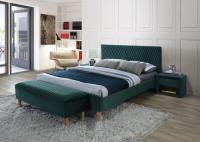 Кровать двуспальная Signal Azurro velvet bluvel (СМ 140х200) c ортопедическим основанием в интернет магазине Планета Комфорта Фото derevyannye-krovati кровать двуспальная signal azurro velvet bluvel (см 140х200) c ортопедическим основанием производитель Signal