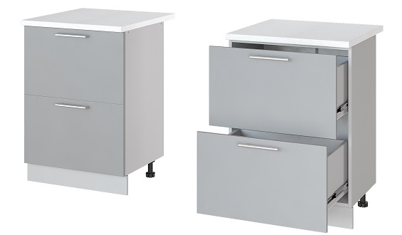 Фото Кухня Бронкс стол-рабочий Н-62 от производителя Леко в Белогорске по цене 7 200 ₽