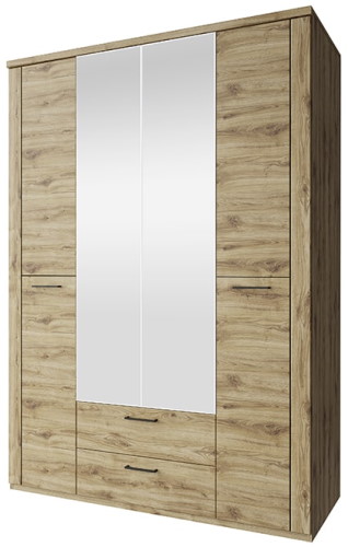 Фото Шкаф 4DG2S Дорсет (Doorset) (150) четырехдверный от производителя Анрэкс в Белогорске по цене 47 800 ₽