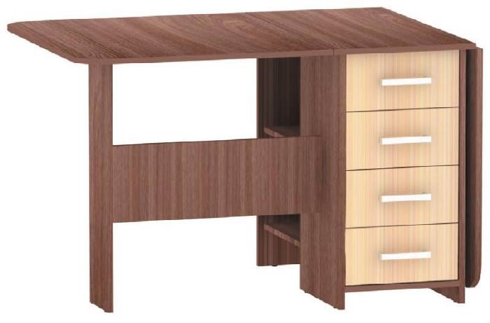 Стол-книжка с ящиками СТ-6  (лдсп, лдсп-ясень шимо темный,  ясень шимо темный, ясень шимо светлый (Пирамида) ) Стол-книжка с ящиками СТ-6  (лдсп, лдсп-ясень шимо темный,  ясень шимо темный, ясень шимо светлый (Пирамида) )