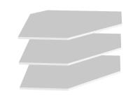 Фото  дополнительные полки в угловой шкаф мале (3 шт) производитель СБК