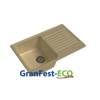 Мойка Granfest eco-78 (ГР 740х480хh200) (шир.ящ.min 720) без сифона (Цвет мойки черный) в Белогорске от производителя в интернет магазине Планета Комфорта Мойка Granfest eco-78 (ГР 740х480хh200) (шир.ящ.min 720) без сифона (Цвет мойки черный) в Белогорске от производителя