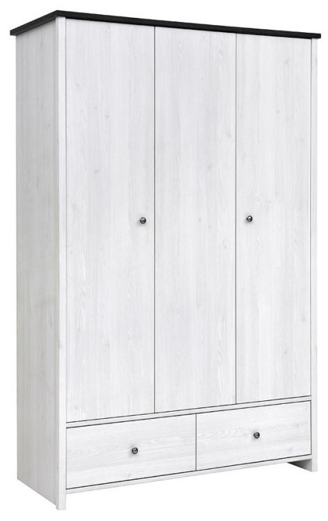 Фото Шкаф Порто SZF3D2S (129) трехдверный от производителя Black Red White (БРВ) в Белогорске по цене 30 340 ₽
