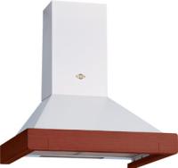 Вытяжка купольная Stevia 160 (600х500хh680(970)) (Материал Металл/Дерево , Цвет Белый/Вишня) в Белогорске от производителя 