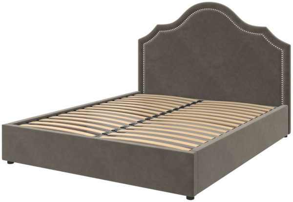 Фото Кровать двуспальная Оливия (СМ 160х200) без основания (Меб-Мар) от производителя Браво-мебель в Белогорске по цене 19&nbsp;690 ₽