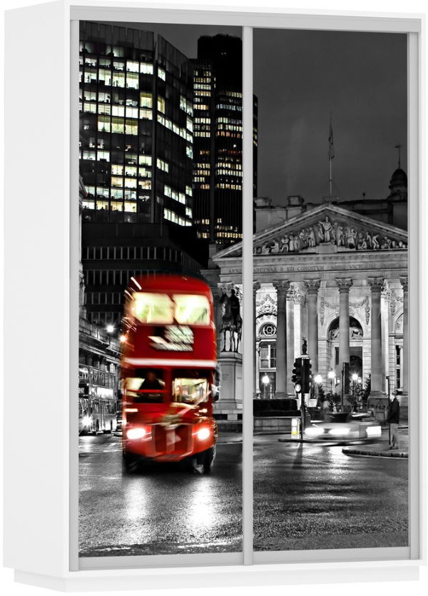 Фото Шкаф-купе Экспресс Дуо Фото (1,6х0,6х2,2 - 2 двери) от производителя Мебельная компания Е1 в Белогорске по цене 39&nbsp;840 ₽