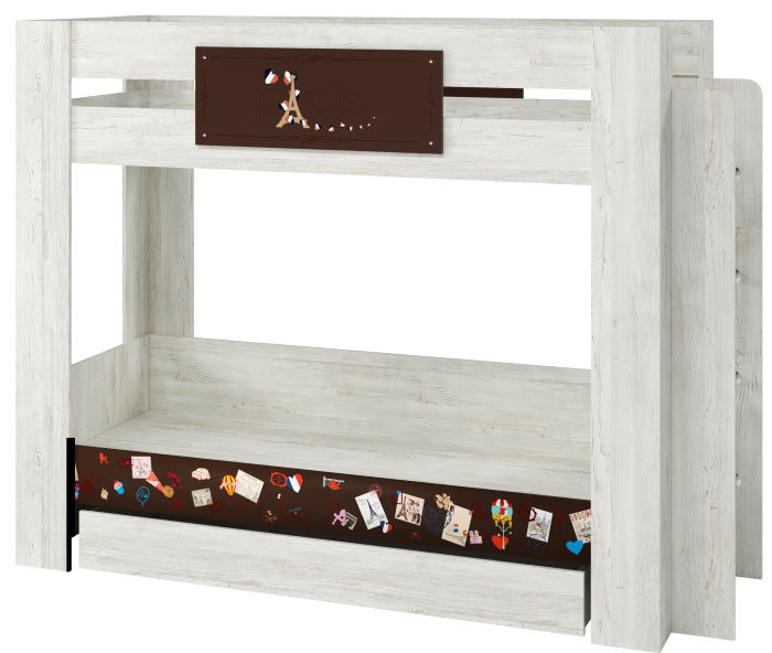 Фото Кровать двухярусная Поло (СМ 80х200) с настилом от производителя Регина в Белогорске по цене 21 520 ₽