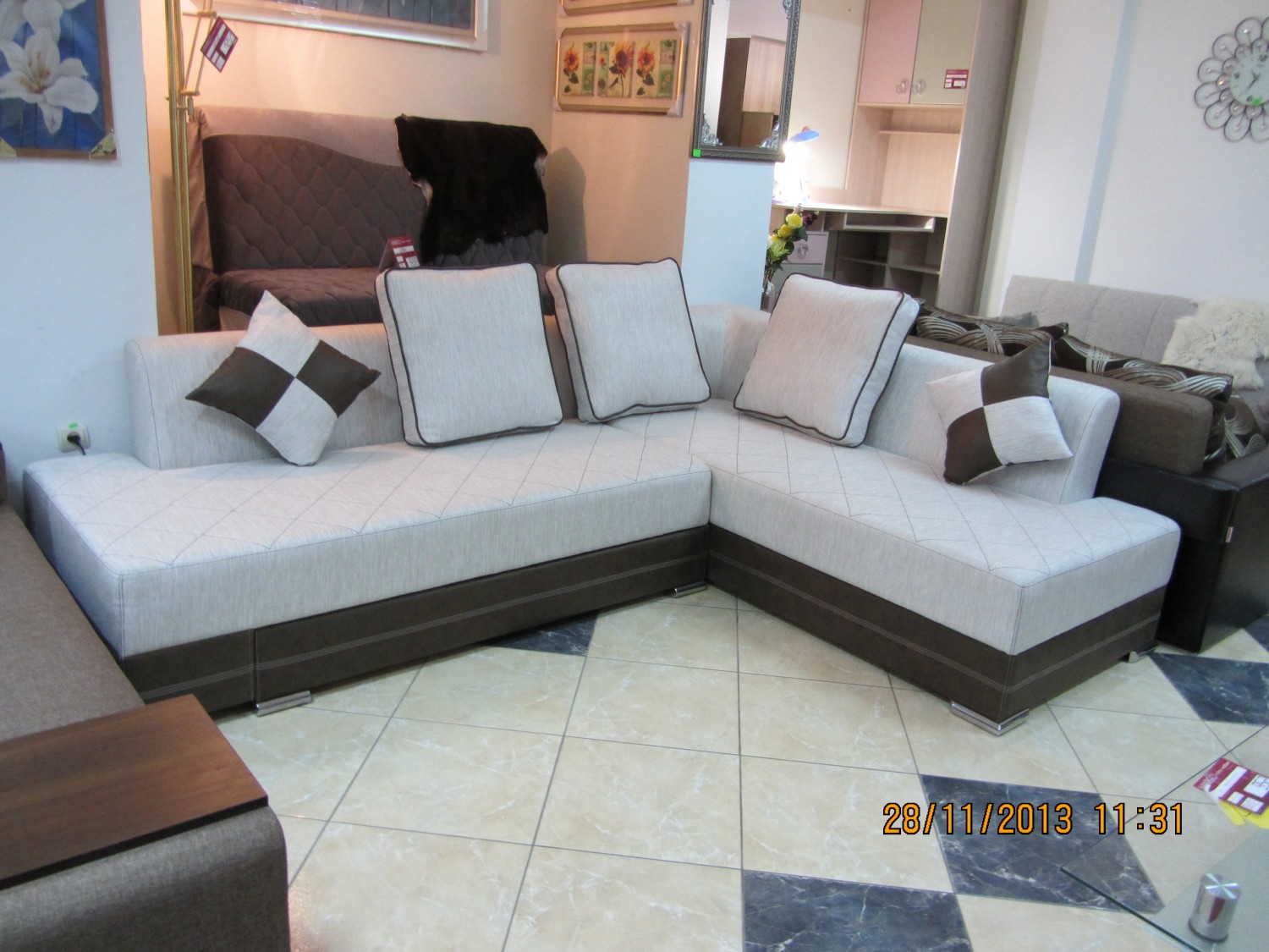 Фото Диван угловой Мадрид Г-образный от производителя Дюарт в Белогорске по цене 97 220 ₽