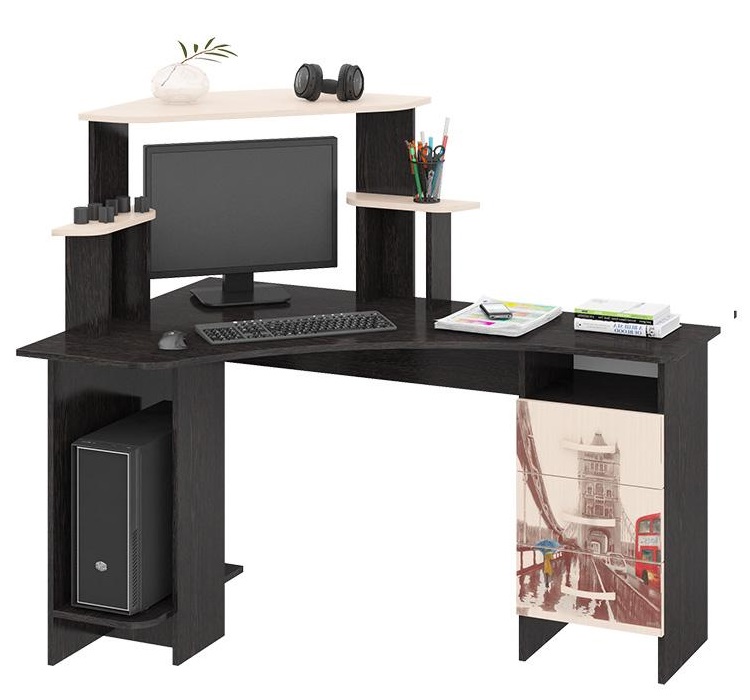 Фото Стол компьютерный Бумеранг-3Н(М) (Л) от производителя ТриЯ в Белогорске по цене 15 410 ₽