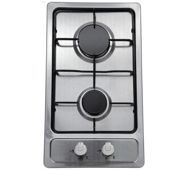 Фото Варочная поверхность газовая 2-х конф. VENTOLUX HG320 EES INOX 2 (600х520хh43) от производителя  в Белогорске по цене 9 050 ₽