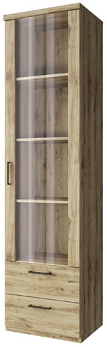 Фото Шкаф с витриной 1V2S Дорсет (Doorset) от производителя Анрэкс в Белогорске по цене 16 980 ₽