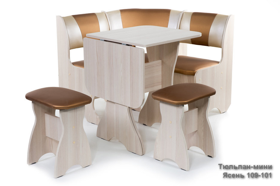 Фото Кухонный угол Тюльпан-мини от производителя  в Белогорске по цене 16 180 ₽