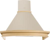 Вытяжка купольная Iris 190 (900х500хh573(843)) (Материал Металл/Дерево , Цвет Бежевый/Неокрашено) в Белогорске от производителя 