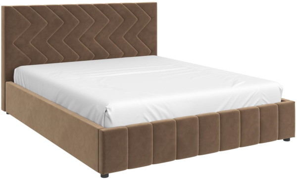 Фото Кровать двуспальная Нельсон (Зигзаг) (СМ 140х200) без основания от производителя Браво-мебель в Белогорске по цене 14 330 ₽