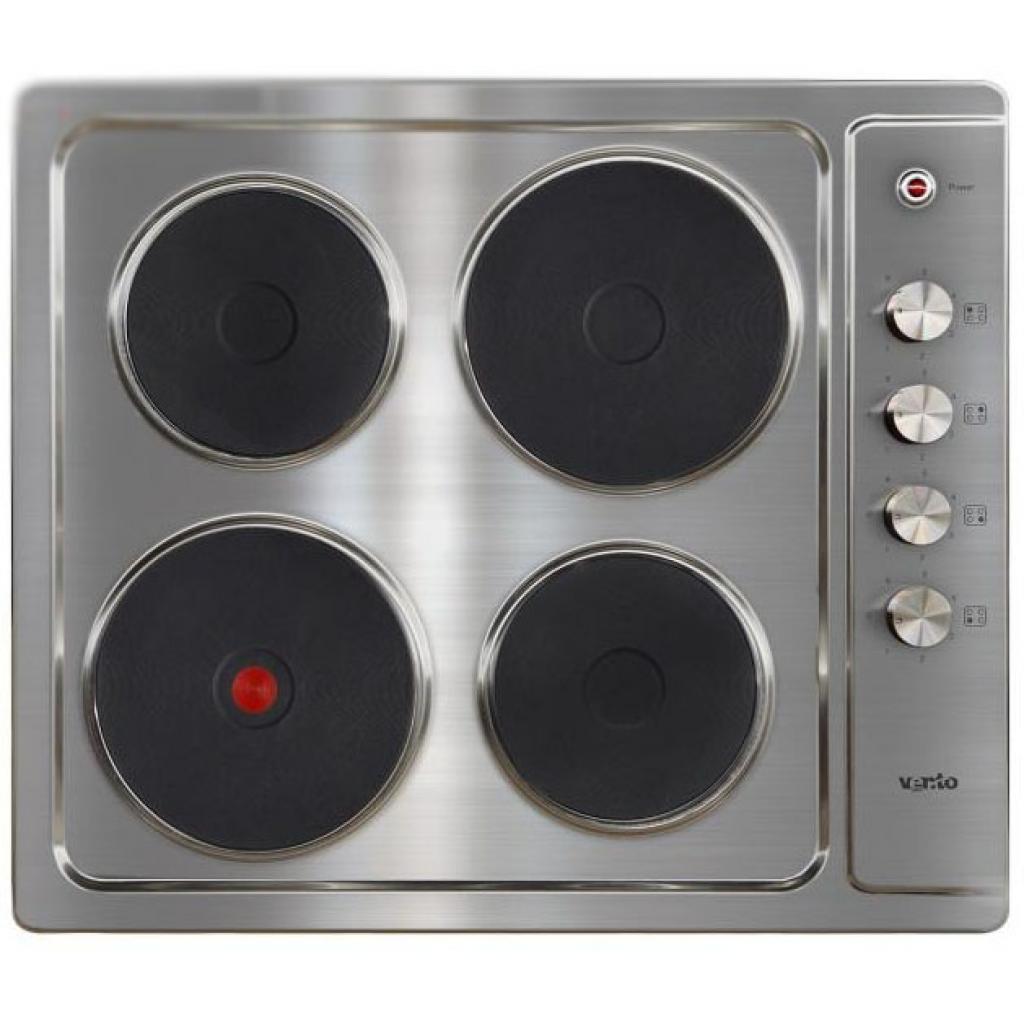 Фото Варочная поверхность электрическая 4-х конф. VENTOLUX HE604 (INOX) 1 (590х510хh30) от производителя  в Белогорске по цене 7 870 ₽