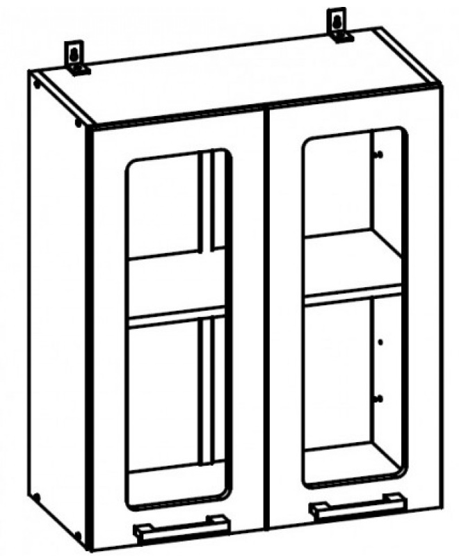 Фото Кухня Волна шкаф навесной Ш700с (72) от производителя SV-мебель в Белогорске по цене 6 710 ₽