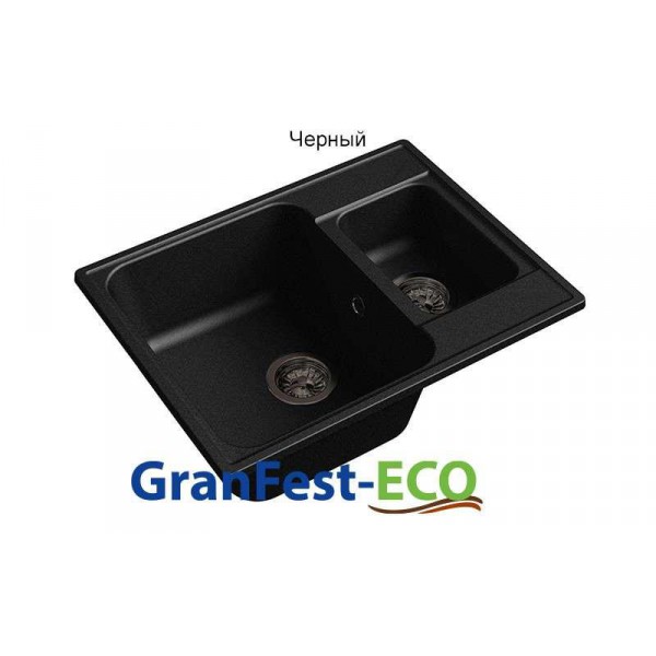 Фото Мойка Granfest eco-09 (ГР 620х480хh200) (шир.ящ.min 600) без сифона от производителя Granfest в Белогорске по цене 3 730 ₽
