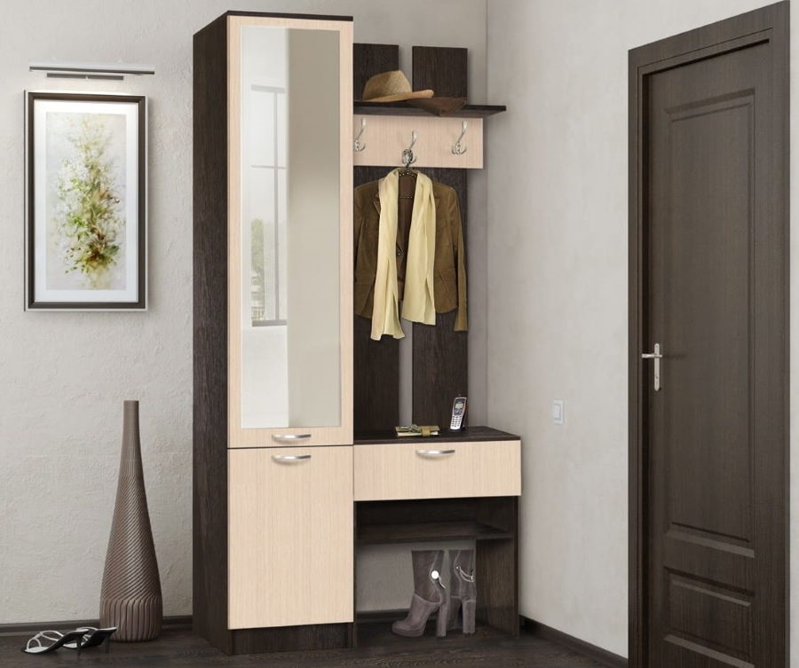 Фото Прихожая Иннэс-3 (левая) от производителя Диал в Белогорске по цене 7&nbsp;650 ₽