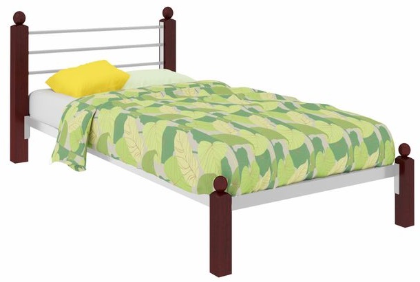 Фото Кровать односпальная Милана Lux (СМ 120х200) трубка металл от производителя Милсон в Белогорске по цене 18 110 ₽