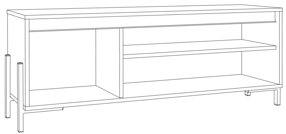 Фото Тумба под ТВ Квадро 13.275 от производителя Моби в Белогорске по цене 9 310 ₽