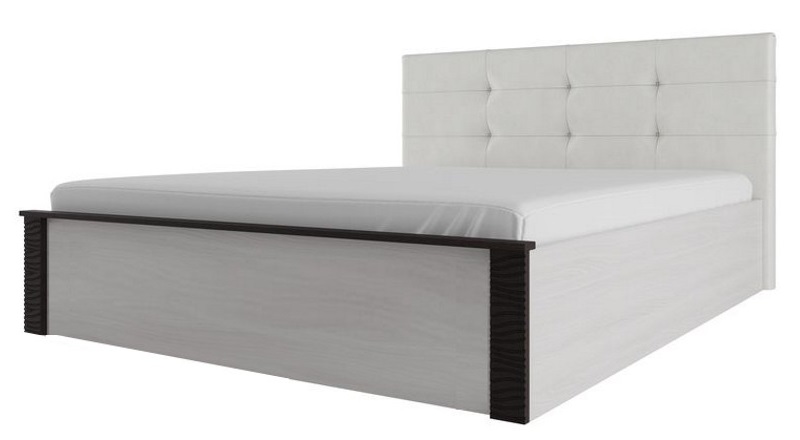 Фото Кровать двуспальная Гамма-20 с мягким изголовьем (СМ 140х200) без основания от производителя SV-мебель в Белогорске по цене 25 150 ₽