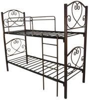 Фото mebel-dlya-khostelov кровать двухъярусная трансформер (см 80х200) основание металл трубка  производитель Металл-Конструкция