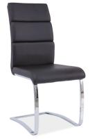 Стул Signal H456 ( Обивка стула:экокожа , хром, черный (Signal) ) в Белогорске от производителя 