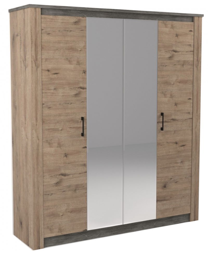 Фото Шкаф Денвер (192) четырехдверный от производителя СБК в Белогорске по цене 46 000 ₽