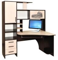 Стол компьютерный КЛ-6.0 (правый) (лдсп, лдсп-венге,  венге, дуб молочный (Росток) ) в Белогорске от производителя 