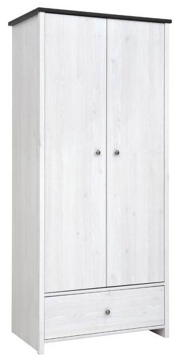 Фото Шкаф Порто SZF2D1S (89) двухдверный от производителя Black Red White (БРВ) в Белогорске по цене 20 080 ₽