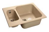Мойка Granfest GF-S615К (ГР 615х500хh200) (шир.ящ.min 600) (Цвет мойки светло-розовый) в Белогорске от производителя 