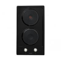 Варочная поверхность электрическая 2-х конф. VENTOLUX HE 302 (300х500хh30) (Корпус Эмаль , Цвет Черный) в Белогорске от производителя 