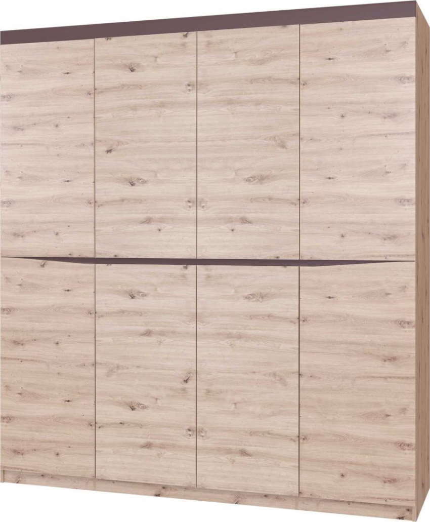 Фото Шкаф Тиана ШР-4 (200) без зеркал четырехдверный от производителя Браво-мебель в Белогорске по цене 36 680 ₽