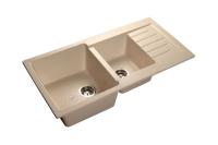 Мойка Granfest GF-P980KL (ГР 980х510хh200) (шир.ящ.min 800) (Цвет мойки белый) в Белогорске от производителя 